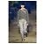 Christian Dior Gestreifter Kaschmir-Leinen Pullover - Beige/Schwarz - Ansicht 9