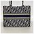 Christian Dior Navy Canvas Tote Bag - Ansicht 9