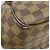 Borsa a spalla Louis Vuitton Damier Belem MM - vista 7
