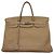 Hermès Porte-documents en cuir Taupe