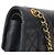 Borsa a tracolla Chanel Matelassé in pelle d'agnello blu navy - vista 11