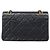 Borsa a tracolla Chanel Matelassé in pelle d'agnello blu navy - vista 14