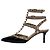 Sapatos de Salto em Pele Rockstud Valentino Garavani - vista 3