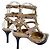 Sapatos de Salto em Pele Rockstud Valentino Garavani - vista 5