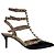 Sapatos de Salto em Pele Rockstud Valentino Garavani - vista 6