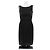 Vestido negro Prada de viscosa talla 40