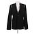 Dior Schwarzer Blazer mit sichtbaren Nähten