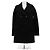 Manteau en laine noir Alaïa