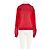 Autre Marque FANCÌ CLUB Roter gerader Pullover mit floralen Applikationen