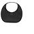 Anine Bing Borsa Lune in pelle nera