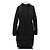 Prada Chaqueta larga de nailon negro
