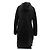 Prada Chaqueta larga de nailon negro - vista 2