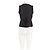Rouje Black Cotton Sleeveless Top with Lace - view 2