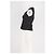 Rouje Black Cotton Sleeveless Top with Lace - view 3