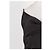 Vestido maxi negro Hugo Boss con cuello drapeado - vista 6