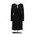 Prada Vestido negro de manga larga