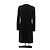 Prada Vestido negro de manga larga - vista 2