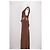 Autre Marque THIRD FORM Braunes Polka Dot Maxikleid mit Spitze - Ansicht 3