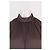 Autre Marque Top CEKETTE de algodón marrón con cuello alto plisado - vista 5