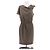 Carven Vestido topo con cinturón