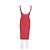 Vestido Rouje de algodón rojo con estampado floral - vista 2
