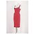Vestido Rouje de algodón rojo con estampado floral - vista 4