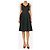 Prada Abito slip a micro pois nero e verde - size UK 6 - vista 3