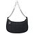 CHANEL Choco Bar Chain Shoulder Bag Nylon Black Silver CC - vista 13