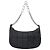 CHANEL Choco Bar Chain Shoulder Bag Nylon Black Silver CC - vista 2