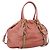 PRADA Hand Bag Vittero Dino Leather 2way Pink Gold