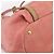 PRADA Hand Bag Vittero Dino Leather 2way Pink Gold - vista 15