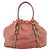 PRADA Hand Bag Vittero Dino Leather 2way Pink Gold - vista 2