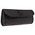 Céline CELINE Bolso de Mano de Lona Macadam PVC Cuero Negro Dorado