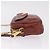 Miu Miu Chain Shoulder Bag Leather Brown Gold - vista 4