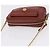 Miu Miu Chain Shoulder Bag Leather Brown Gold - vista 6