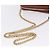 Miu Miu Chain Shoulder Bag Leather Brown Gold - vista 7