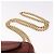 Miu Miu Chain Shoulder Bag Leather Brown Gold - vista 8