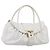 Céline CELINE Bolso de mano de piel blanco tono dorado