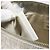 FENDI Zucchino Canvas Mamma Baguette Shoulder Bag Silver 8BR444 - vista 12