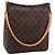 LOUIS VUITTON Monogram Looping GM Shoulder Bag M51145 LV