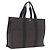 Hermès HERMES Her Line GM Hand Bag Canvas Gray Silver