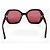 Isabel Marant Burgundy oversized hexagonal sunglasses - view 4