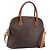 Céline CELINE Macadam Hand Bag PVC 2way Brown Gold Tone