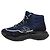 Chanel Sneakers alte in nylon e camoscio blu navy - taglia EU 39.5