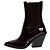 Iro Botas cowboy de piel charol burdeos - talla EU 40
