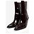 Iro Botas cowboy de piel charol burdeos - talla EU 40 - vista 2