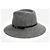 Weekend Max Mara Grauer Fedora-Hut aus Wolle - Ansicht 3