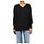 Stella Mc Cartney Schwarzer V-Ausschnitt Pullover - Größe XS
