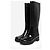 Louis Vuitton Botas de lluvia Drops Monogram grabadas en negro - size EU 36 - vista 2