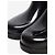 Louis Vuitton Botas de lluvia Drops Monogram grabadas en negro - size EU 36 - vista 9